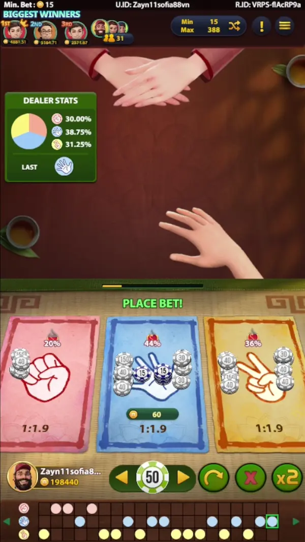 VIETNAM ROCK PAPER SCISSORS